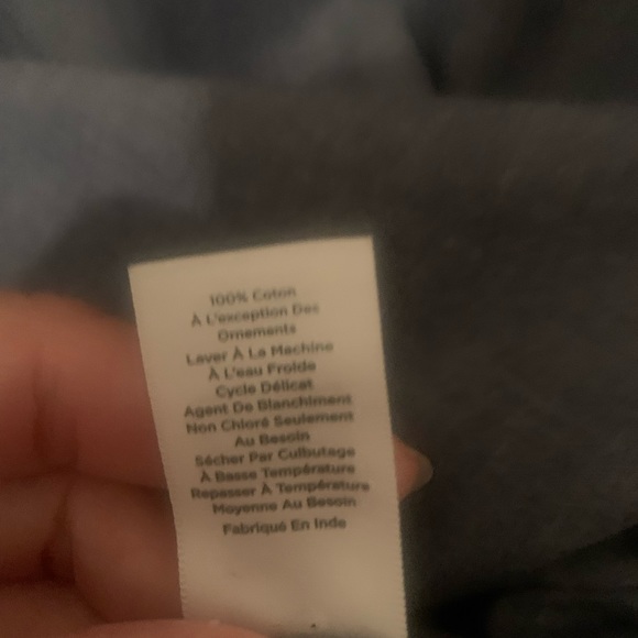 Talbots XL  blue top - Picture 5 of 6